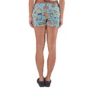 Seamless-pattern-musical-instruments-notes-headphones-player Yoga Shorts View2