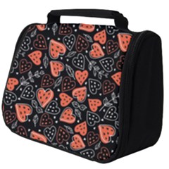 Seamless-vector-pattern-with-watermelons-hearts-mint Full Print Travel Pouch (big) by Amaryn4rt