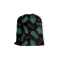 Memphis-seamless-patterns-abstract-jumble-textures Drawstring Pouch (medium) by Amaryn4rt