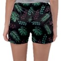 Abstract-seamless-pattern-with-tropical-leaves Sleepwear Shorts View2