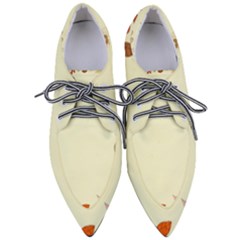 Autumn Border Frame Background Pointed Oxford Shoes by Pakjumat