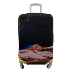 Retro Vintage Space Galaxy Luggage Cover (small) by Pakjumat