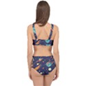 Space Galaxy Planet Universe Stars Night Fantasy Cage Up Bikini Set View2