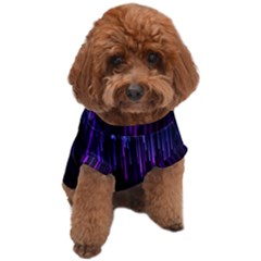 Stars Are Falling Electric Abstract Dog T-shirt by Modalart