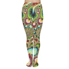 Colorful Psychedelic Fractal Trippy Tights by Modalart