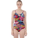Pop Art Food Cute Patterns Cut Out Top Tankini Set View1