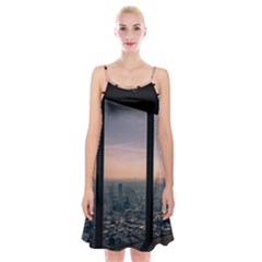 Shibuyasky Shibuya Tokyo Japan Spaghetti Strap Velvet Dress by Sarkoni