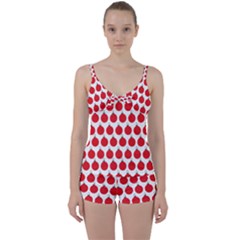 Christmas Baubles Bauble Holidays Tie Front Two Piece Tankini by Amaryn4rt