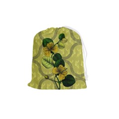 Flower Blossom Drawstring Pouch (medium) by Sarkoni