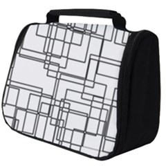 Structure Pattern Network Full Print Travel Pouch (big) by Amaryn4rt