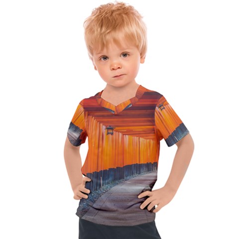 Architecture Art Bright Color Kids  Sports T-shirt by Amaryn4rt