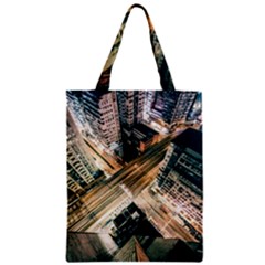 Architecture Buildings City Zipper Classic Tote Bag by Amaryn4rt