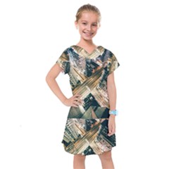 Architecture Buildings City Kids  Drop Waist Dress by Amaryn4rt