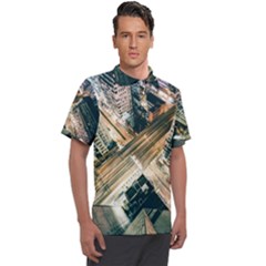 Architecture Buildings City Men s Polo T-shirt by Amaryn4rt