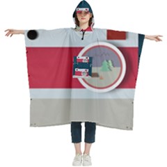 Camera Vector Illustration Women s Hooded Rain Ponchos by Amaryn4rt