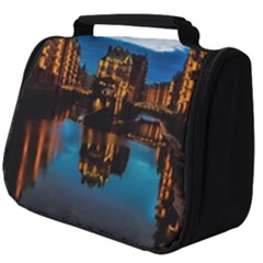 Hamburg City Blue Hour Night Full Print Travel Pouch (big) by Amaryn4rt