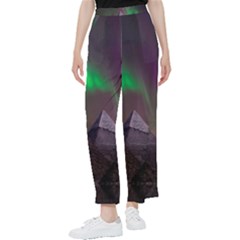 Fantasy Pyramid Mystic Space Aurora Women s Pants  by Grandong