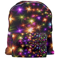Star Colorful Christmas Abstract Giant Full Print Backpack by Dutashop