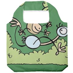 Ostrich Jungle Monkey Plants Foldable Grocery Recycle Bag by Bajindul