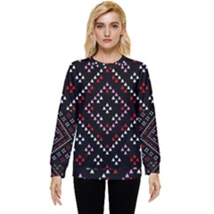 Pattern Abstract Design Art Hidden Pocket Sweatshirt by Ravend