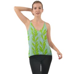 Background Leaves Branch Seamless Chiffon Cami by Ravend
