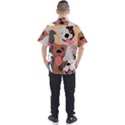Dogs Pet Background Pack Terrier Men s Short Sleeve Shirt View2