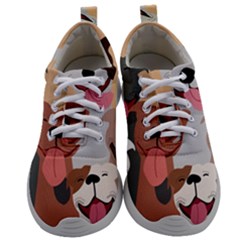 Dogs Pet Background Pack Terrier Mens Athletic Shoes by Ravend