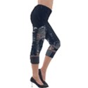 Time Lapse Photo Of City Lightweight Velour Capri Leggings  View4