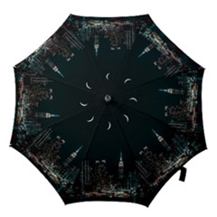 Skyline Photography Of Buildings Hook Handle Umbrellas (small) by Modalart