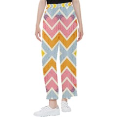 Line Pattern Cross Print Repeat Women s Pants  by Amaryn4rt