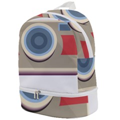 Photo Camera Machine Colorful Art Zip Bottom Backpack by Ndabl3x