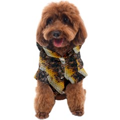 Yellow And Black Bees On Brown And Black Dog Coat by Ndabl3x