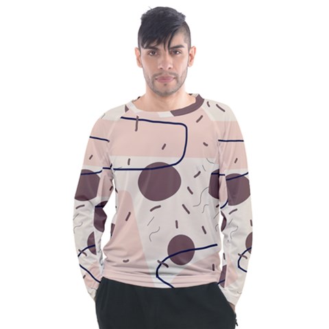 Computer Network Technology Tech Digital Men s Long Sleeve Raglan T-shirt by Grandong