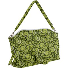 Flower Design Paradigm Start Canvas Crossbody Bag by Grandong