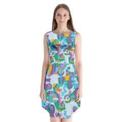 Pattern Hotdog Trap Sleeveless Chiffon Dress   by Ndabl3x