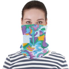 Pattern Hotdog Trap Face Seamless Bandana (adult) by Ndabl3x