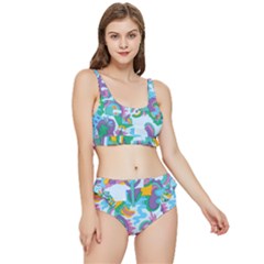 Pattern Hotdog Trap Frilly Bikini Set by Ndabl3x