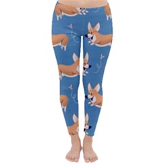 Corgi Patterns Classic Winter Leggings by Ndabl3x