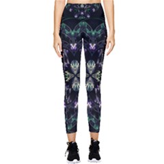 Fractal Fractal Art Texture Pocket Leggings  by Sarkoni