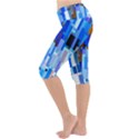 Color Colors Abstract Colorful Lightweight Velour Cropped Yoga Leggings View2