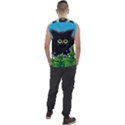 Kitten Black Furry Illustration Men s Regular Tank Top View2