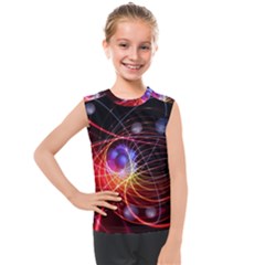 Physics Quantum Physics Particles Kids  Mesh Tank Top by Sarkoni