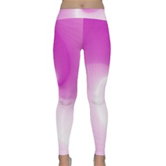 Abstract Spiral Pattern Background Classic Yoga Leggings by Sarkoni