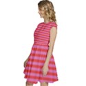 Stripes Striped Design Pattern Cap Sleeve High Waist Dress View2