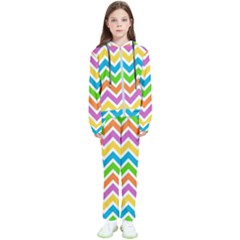 Chevron Pattern Design Texture Kids  Tracksuit by Apen