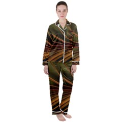 Book Screen Climate Mood Range Women s Long Sleeve Satin Pajamas Set	 by Amaryn4rt