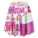 Coffee Cup Lettering Coffee Cup High Waist Skirt View2