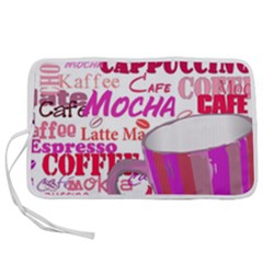 Coffee Cup Lettering Coffee Cup Pen Storage Case (s) by Amaryn4rt