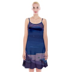 Cartoon Character Wallpapper Adventure Time Beauty In Nature Spaghetti Strap Velvet Dress by Sarkoni