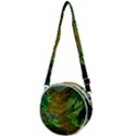 Green Pine Trees Wallpaper Adventure Time Cartoon Green Color Crossbody Circle Bag View1